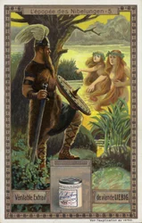 Szene aus dem Nibelungenlied